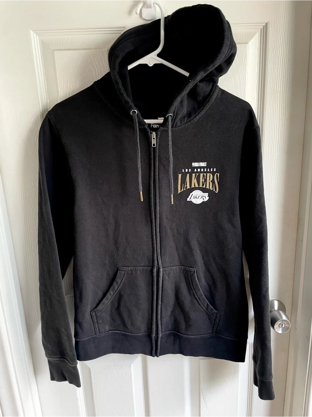 Men's Los Angeles Lakers Fanatics Black 2020 NBA Finals Champions DNA Full-Zip